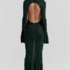 Sancha Forest Green Knit Maxi Dress Sancha Forest Green Knit Maxi Dress