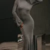 Sancha Steel Metallic Maxi Dress Sancha Steel Metallic Maxi Dress