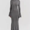 Sancha Steel Metallic Maxi Dress Sancha Steel Metallic Maxi Dress