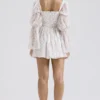 Sancia White Posy Print Puff Sleeve Mini Dress Sancia White Posy Print Puff Sleeve Mini Dress