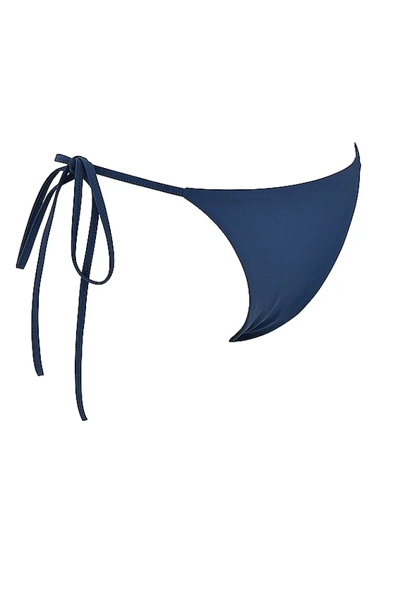 Santorini Deep Blue Tie Side Bikini Bottom Santorini Deep Blue Tie Side Bikini Bottom