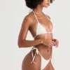 Santorini Ivory Tie Side Bikini Bottom Santorini Ivory Tie Side Bikini Bottom
