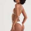 Santorini Ivory Tie Side Bikini Bottom Santorini Ivory Tie Side Bikini Bottom