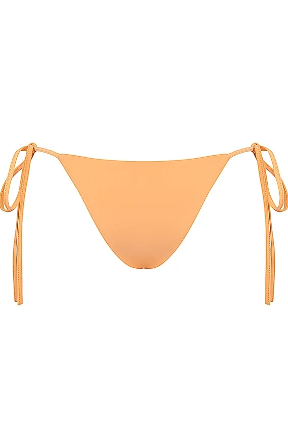 Santorini Light Orange Tie Side Bikini Bottom Santorini Light Orange Tie Side Bikini Bottom