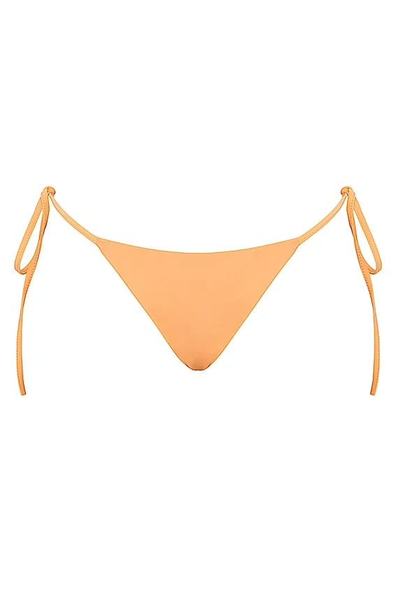 Santorini Light Orange Tie Side Bikini Bottom Santorini Light Orange Tie Side Bikini Bottom