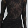 Sapphira Black Lace Asymmetric Maxi Dress – Limited Edition Sapphira Black Lace Asymmetric Maxi Dress – Limited Edition