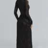 Sapphira Black Lace Asymmetric Maxi Dress – Limited Edition Sapphira Black Lace Asymmetric Maxi Dress – Limited Edition