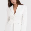 Sariah Ivory Contour Tailored Blazer Sariah Ivory Contour Tailored Blazer