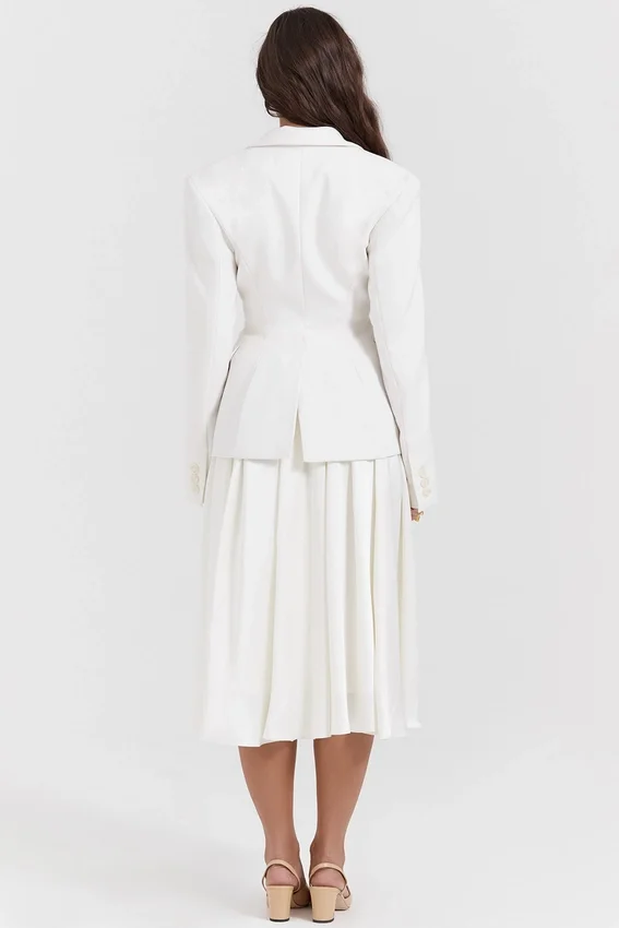 Sariah Ivory Contour Tailored Blazer Sariah Ivory Contour Tailored Blazer