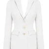 Sariah Ivory Contour Tailored Blazer Sariah Ivory Contour Tailored Blazer