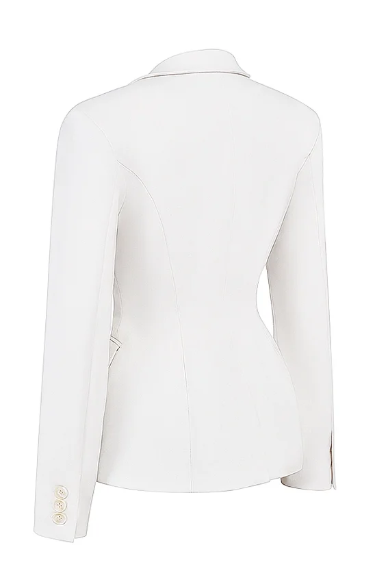 Sariah Ivory Contour Tailored Blazer Sariah Ivory Contour Tailored Blazer