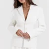 Sariah Ivory Contour Tailored Blazer Sariah Ivory Contour Tailored Blazer