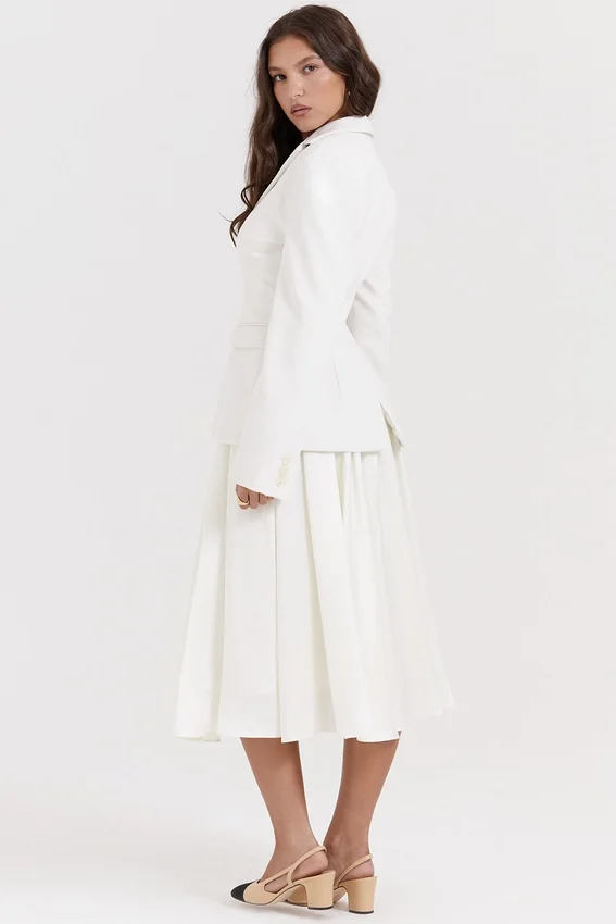 Sariah Ivory Contour Tailored Blazer Sariah Ivory Contour Tailored Blazer