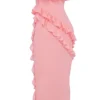Sarina Apricot Ruffle Maxi Dress Sarina Apricot Ruffle Maxi Dress