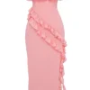 Sarina Apricot Ruffle Maxi Dress Sarina Apricot Ruffle Maxi Dress