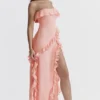 Sarina Apricot Ruffle Maxi Dress Sarina Apricot Ruffle Maxi Dress