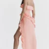 Sarina Apricot Ruffle Maxi Dress Sarina Apricot Ruffle Maxi Dress