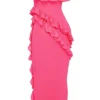 Sarina Fuchsia Ruffle Maxi Dress Sarina Fuchsia Ruffle Maxi Dress