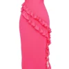 Sarina Fuchsia Ruffle Maxi Dress Sarina Fuchsia Ruffle Maxi Dress