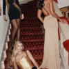Selia Gold Knit Maxi Dress