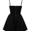 Selina Black Velvet Tulle Mini Dress Selina Black Velvet Tulle Mini Dress