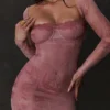 Seraphina Pink Print Corset Dress Seraphina Pink Print Corset Dress