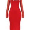 Seraphina Scarlet Corset Dress Seraphina Scarlet Corset Dress
