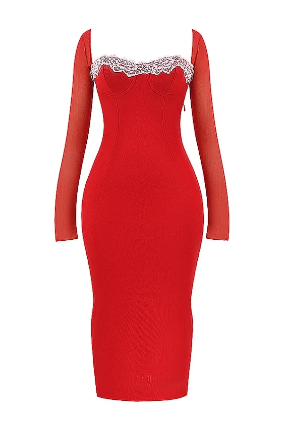 Seraphina Scarlet Corset Dress Seraphina Scarlet Corset Dress