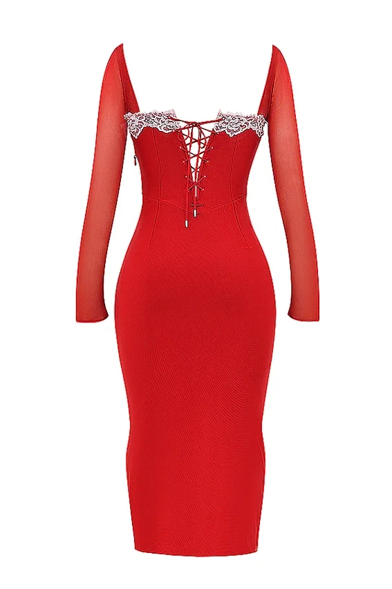 Seraphina Scarlet Corset Dress Seraphina Scarlet Corset Dress