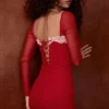 Seraphina Scarlet Corset Dress Seraphina Scarlet Corset Dress