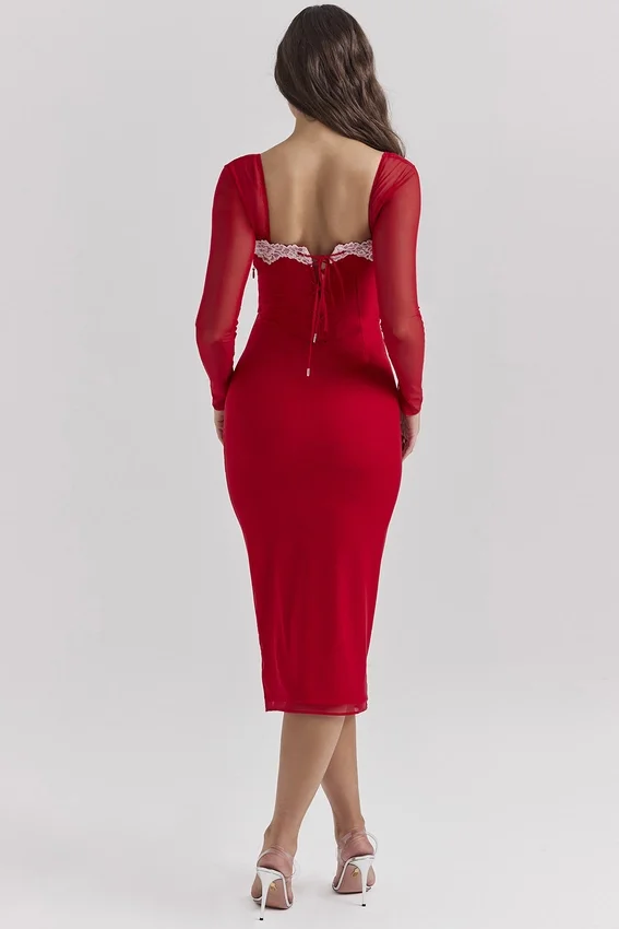 Seraphina Scarlet Corset Dress Seraphina Scarlet Corset Dress