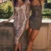 Seraphina Snake Print Corset Dress Seraphina Snake Print Corset Dress