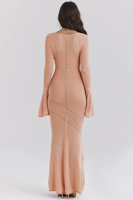 Sereia Sorbet Metallic Knit Maxi Dress Sereia Sorbet Metallic Knit Maxi Dress
