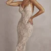 Serelle Antique Ivory Lace Midi Dress Serelle Antique Ivory Lace Midi Dress