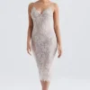 Serelle Antique Ivory Lace Midi Dress Serelle Antique Ivory Lace Midi Dress