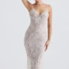 Serelle Antique Ivory Lace Midi Dress Serelle Antique Ivory Lace Midi Dress