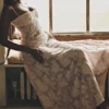 Seren Soft Pink Floral Lace Back Maxi Dress Seren Soft Pink Floral Lace Back Maxi Dress