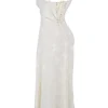 Seren Vintage Cream Floral Lace Back Maxi Dress Seren Vintage Cream Floral Lace Back Maxi Dress