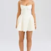 Serenita Vintage Cream Floral Mini Dress Serenita Vintage Cream Floral Mini Dress