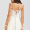 Serenita Vintage Cream Floral Mini Dress Serenita Vintage Cream Floral Mini Dress