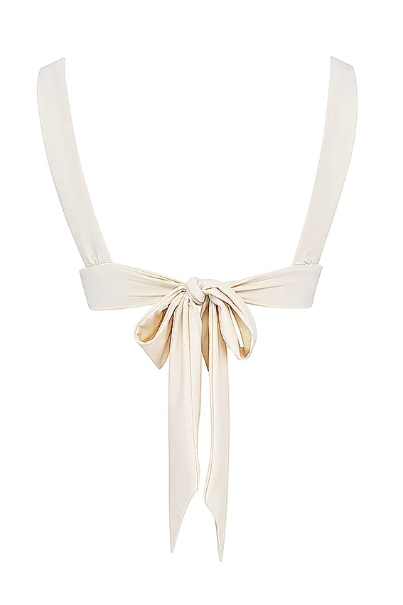 Seychelles Vanilla Tie Back Bikini Top Seychelles Vanilla Tie Back Bikini Top
