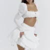 Shira White Puff Sleeve Top Shira White Puff Sleeve Top