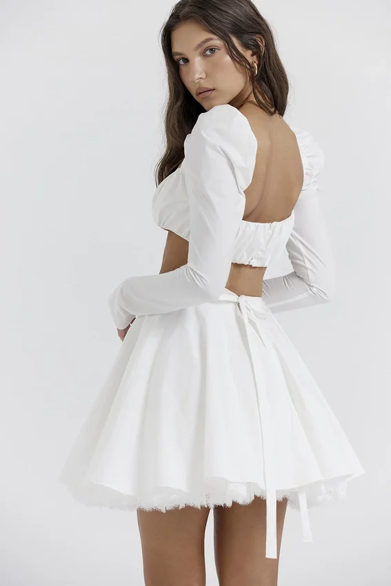Shira White Puff Sleeve Top Shira White Puff Sleeve Top