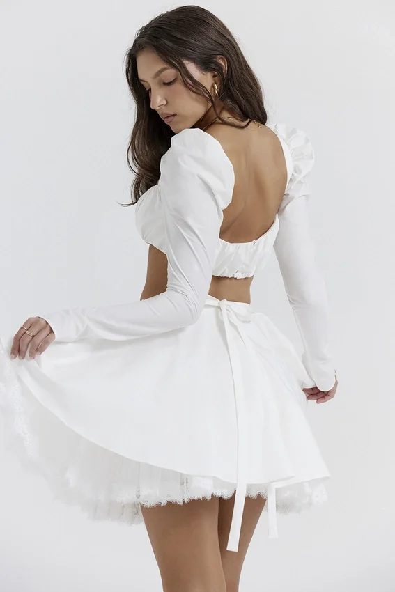 Shira White Puff Sleeve Top Shira White Puff Sleeve Top
