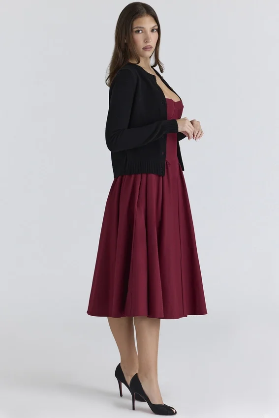 Signature Black Cashmere + Merino Wool Cardigan Signature Black Cashmere + Merino Wool Cardigan