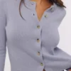 Signature Bluebell Cashmere + Merino Wool Cardigan Signature Bluebell Cashmere + Merino Wool Cardigan