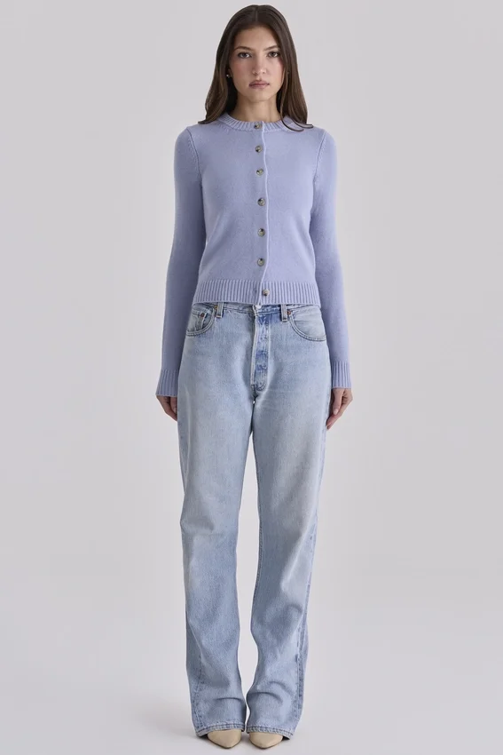 Signature Bluebell Cashmere + Merino Wool Cardigan Signature Bluebell Cashmere + Merino Wool Cardigan