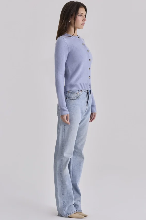 Signature Bluebell Cashmere + Merino Wool Cardigan Signature Bluebell Cashmere + Merino Wool Cardigan
