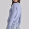 Signature Bluebell Cashmere + Merino Wool Cardigan Signature Bluebell Cashmere + Merino Wool Cardigan