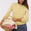 Signature Lemon Cashmere + Merino Wool Cardigan Signature Lemon Cashmere + Merino Wool Cardigan